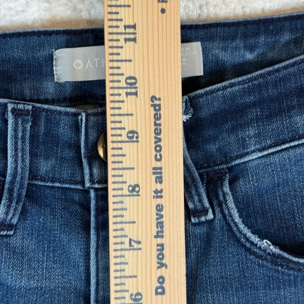 Athleta Jeans Womens 4 Sculptek Ultra Skinny Pants Stretch Denim Medium Wash Mid - Picture 5 of 10